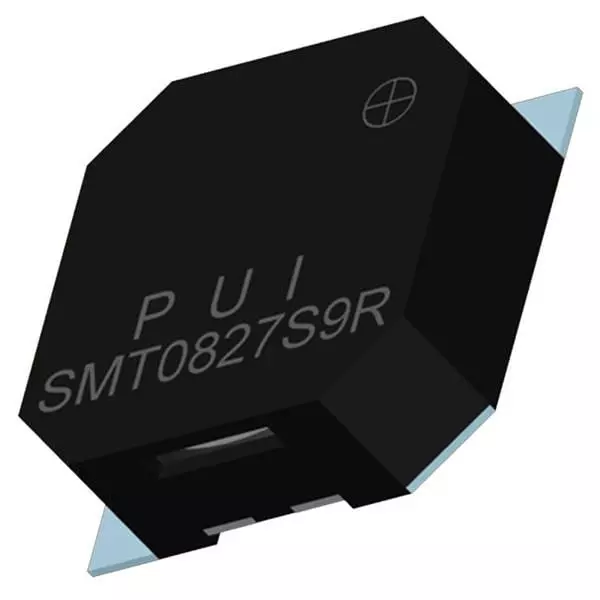 PUI AUDIO Transducers Electromagnetic Board Mount 85 dBA Sound Pressure Level, SMT-0827-S-9-R