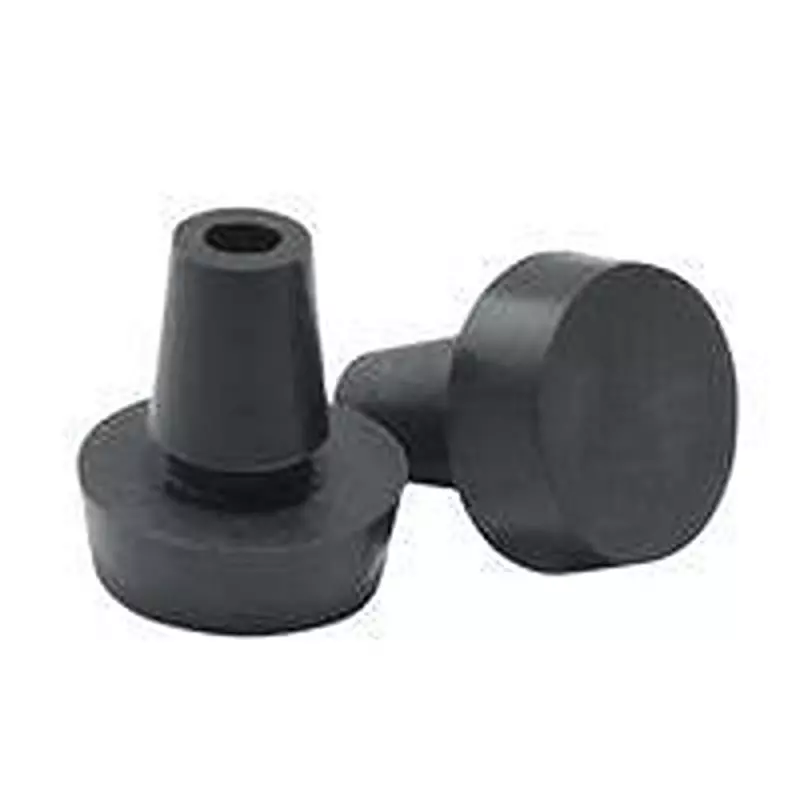 ESSENTRA COMPONENTS GRF Push Fit PVC Round 4 mm 6.8 Black, GRF65919A