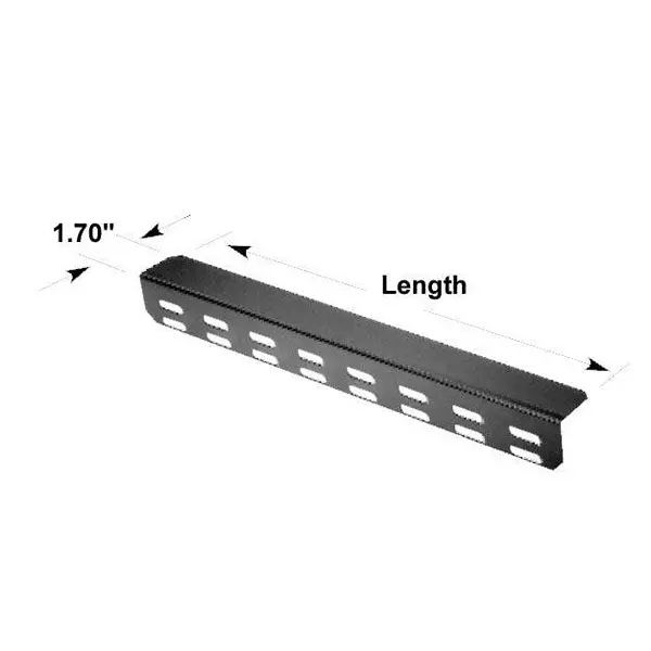BUD INDUSTRIES Chassis Support Bracket Aluminum Black 584.20 mm (23 Inch) Length, CSB-1354