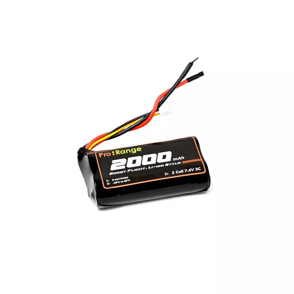 Pro-Range 7.4 V 2000 mAh 3C 2S1P Li-Ion Battery Pack