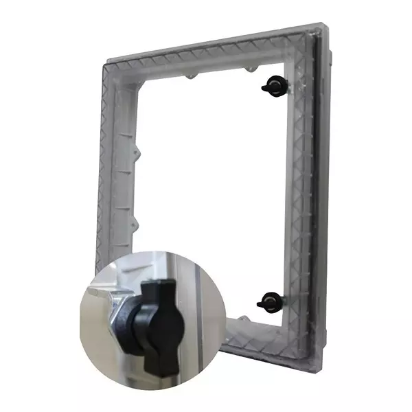 FIBOX Inspection Window, 3.45X11.62In, Pc, Ar Ipw 1210 W
