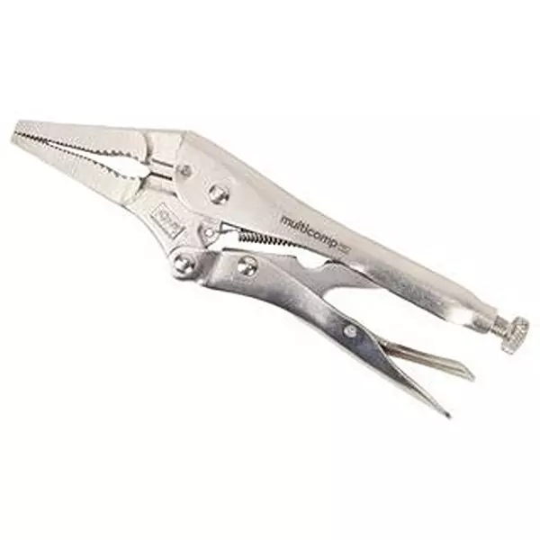 MULTICOMP PRO Plier, Long Nose, Locking, Crv, 9", Mp012241