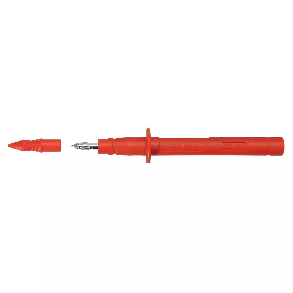 SCHUTZINGER Test Probe Tip, Test Lead, Red, Sps 2124 Ni / Rt