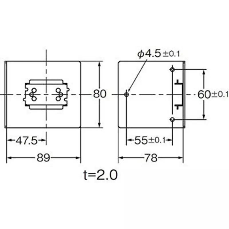 Omron Mounting Bracket Side (180W), S82Y-VS15S