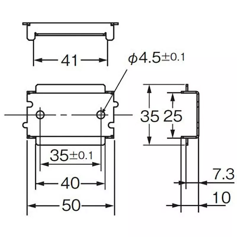 Omron Mounting Bracket Front (60-240W), S82Y-VS10F