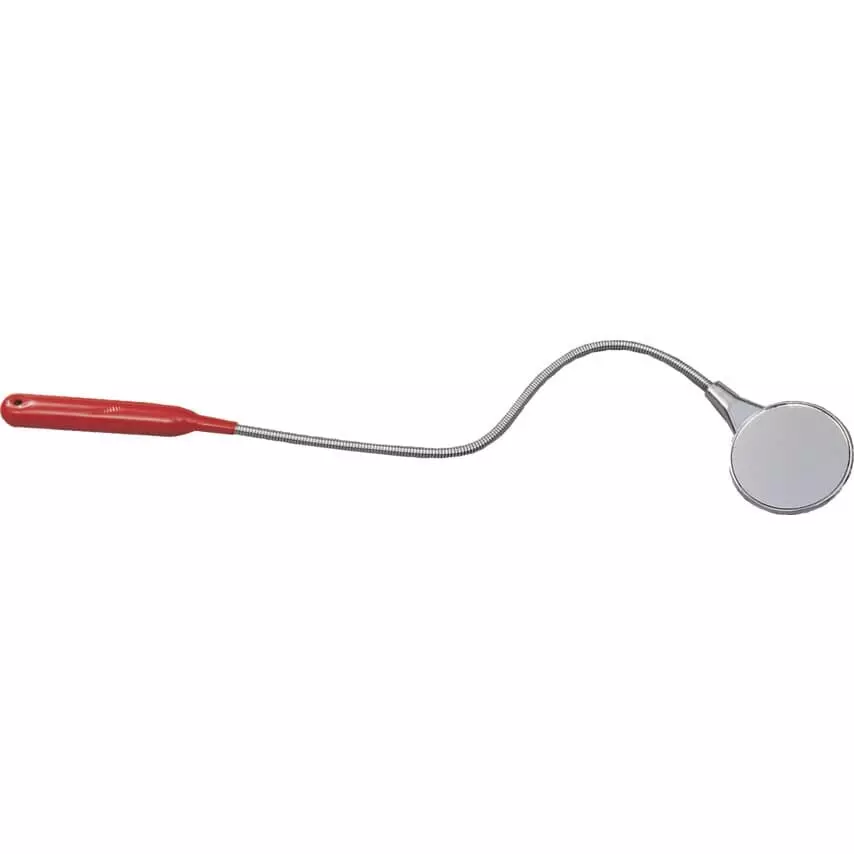 Kennedy Flexible Stem Inspection Mirror 50 mm Diameter Adjustable Chrome Plated 180 g