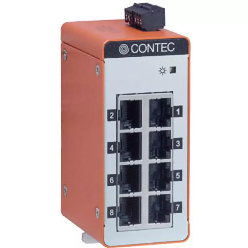 CONTEC Flexlan Industrial Switching Hub, SH-8008F
