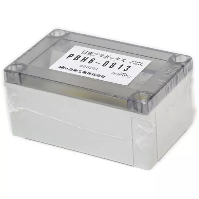 NITTO KOGYO Polycarbonate Box 80x130x61 mm, PBH6-0813