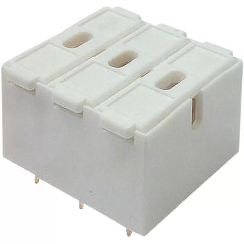 Sato Parts Fuse Holder Horizontal 3 Pole DC500V, 100 mΩ or More White for FG-10, F-300-3P-W