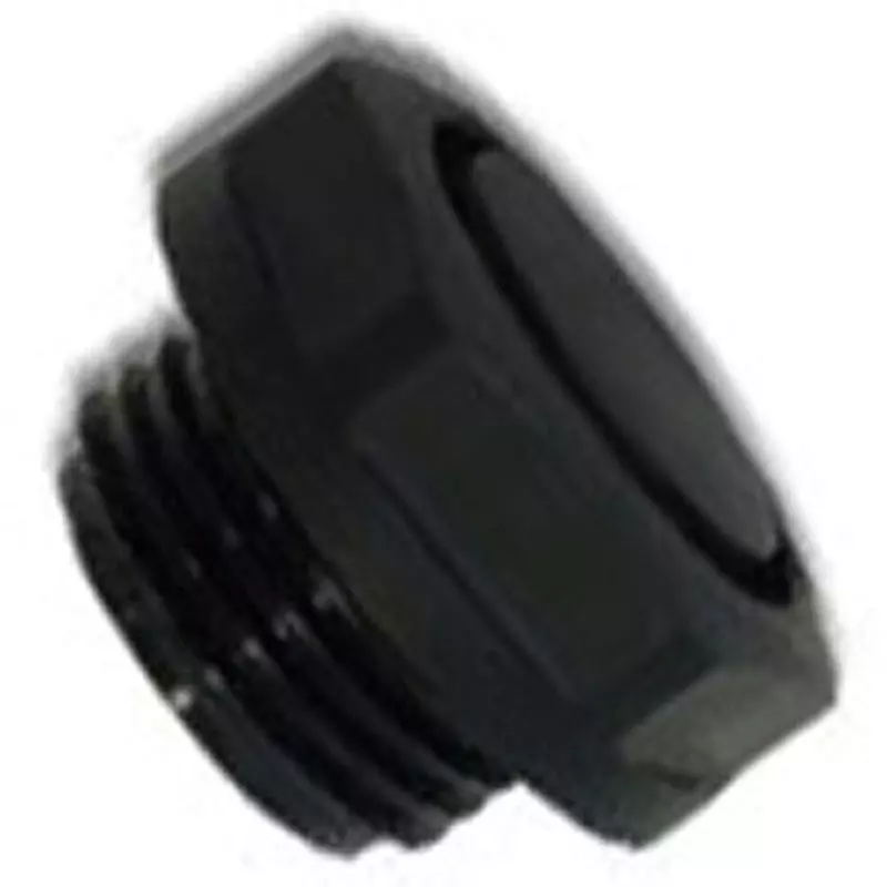 OHM ELECTRIC Blind Cap Body: Nylon 66, O-ring: NBR Material Weatherability Type, JB-BC16EBJ (Pack of 10)