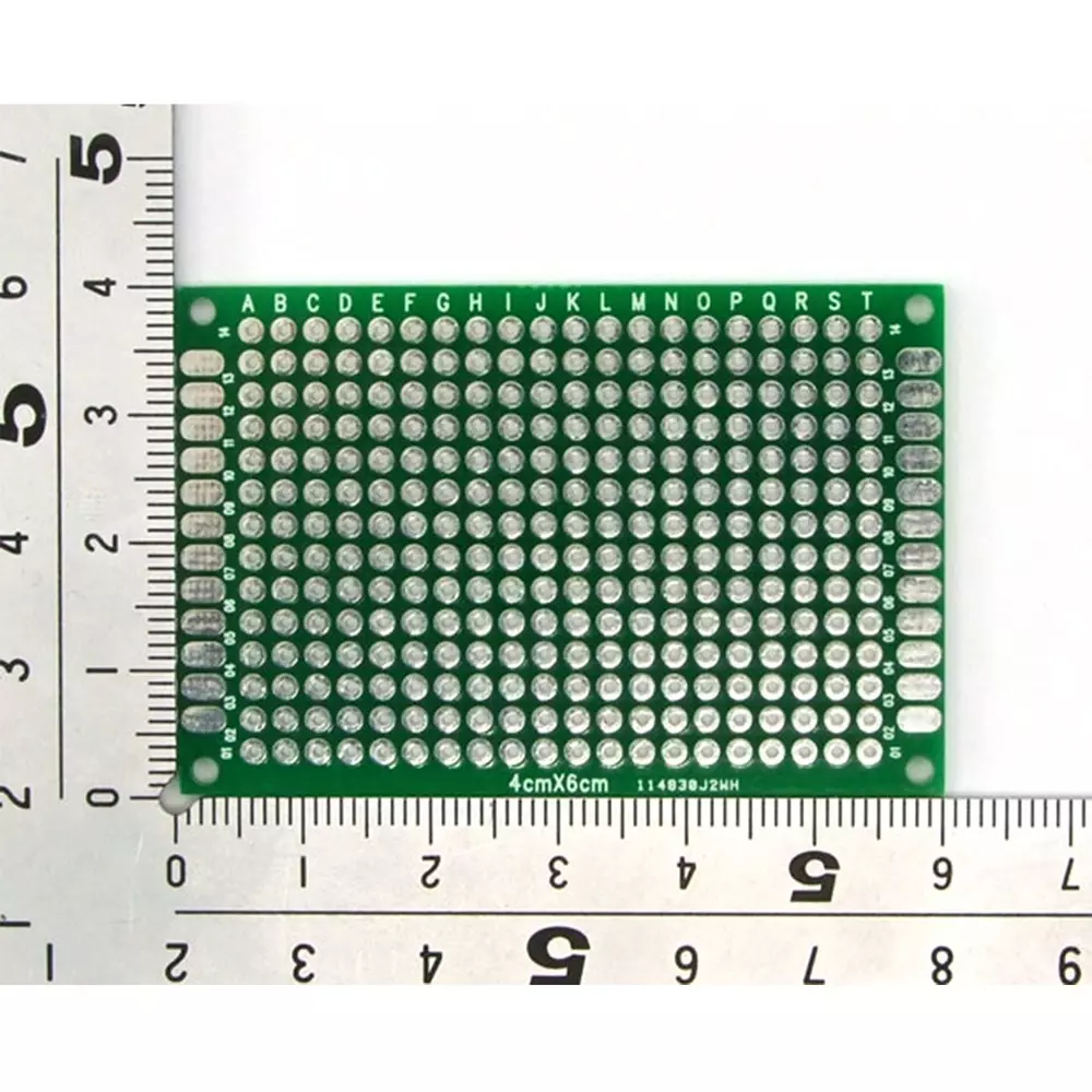 Kyoritsu Electronics Double-Sided Through-Hole Universal PCB Glass Epoxy Material Both sides Type, PCB4060G (Pack of 5)