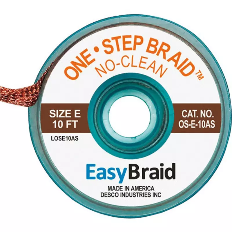 DESCO Solder Blotting Wire One Step Compatible with lead-free solder Spec, OS-E-10AS (Pack of 25)