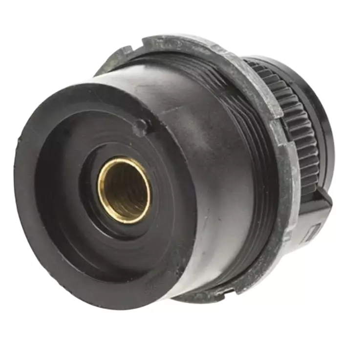 Vishay Circular Potentiometer Knob 30.6 mm Dia Black Indicator, 26A21B10 (Pack of 10 Pcs)