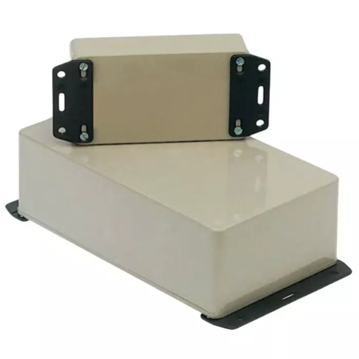 Hammond Wall Bracket 2.54 mm ABS for 1591 E Series, 2626339 (Bag of 2)