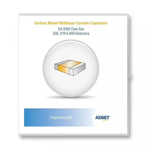Kemet Mlcc Capacitor Kit, 0402, C0G/X5R/X7R, CER ENG KIT 28