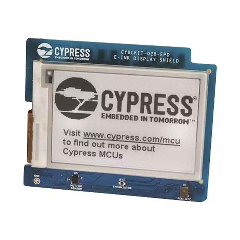Infineon DEV KIT, PSOC 6 ARM CORTEX-MO+/M4 MCU, CY8CKIT-028-EPD