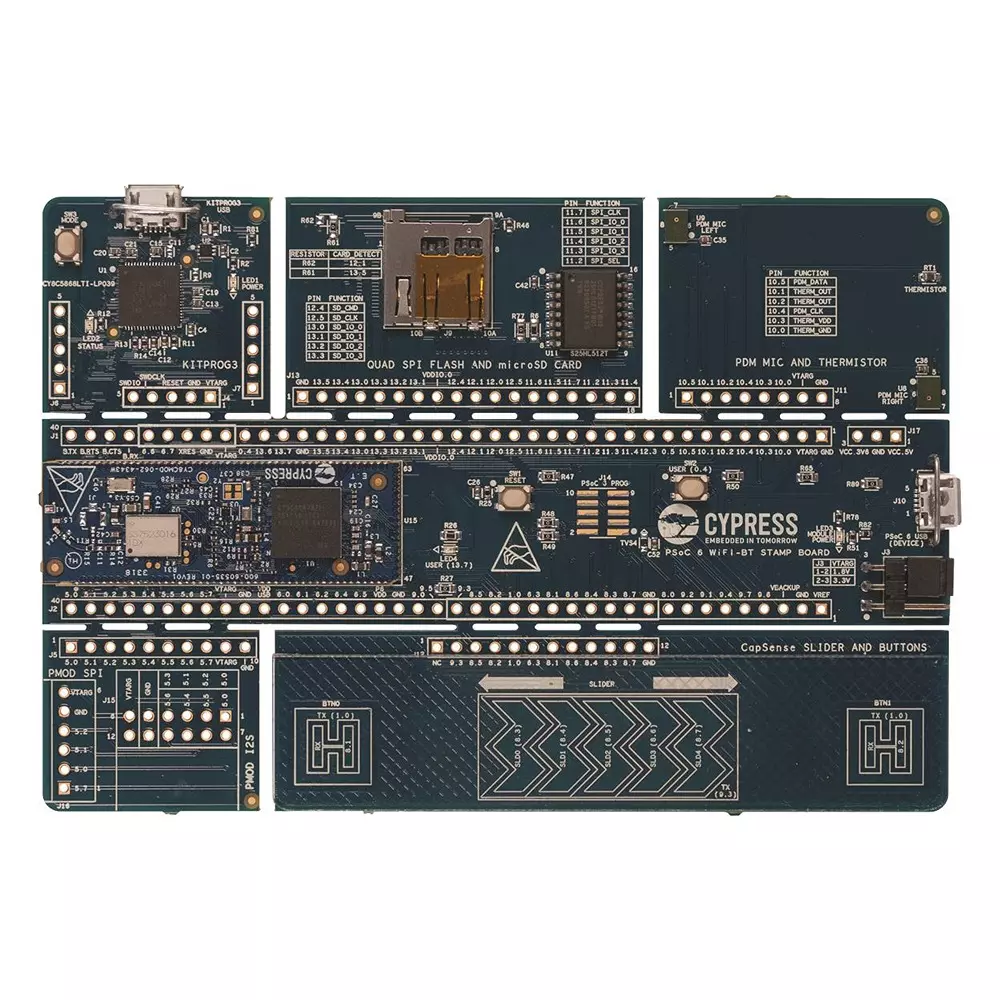 Infineon WIFI-BT PROTOTYPING KIT, CORTEX-M0+ / M4, CY8CPROTO-062-4343W