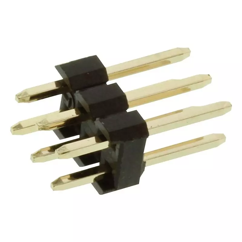 HARWIN HEADER, THT, VERTICAL, 2.54MM, 6WAY, M20-9980345 (Pack of 10 Pcs)