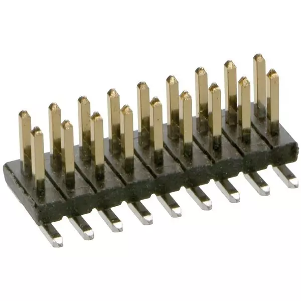 HARWIN HEADER, STRAIGHT, SMT, 1.27MM, 30WAY, M50-3601542
