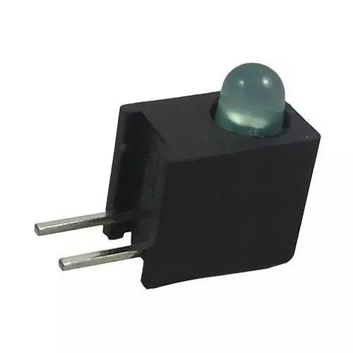 BROADCOM LED, 3MM, 50DEG, GREEN, HLMP-1790-A00A2