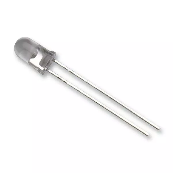 BROADCOM LED, 5MM, INGAN, BLUE, 30DEG, HLMP-CB3A-UV0DD