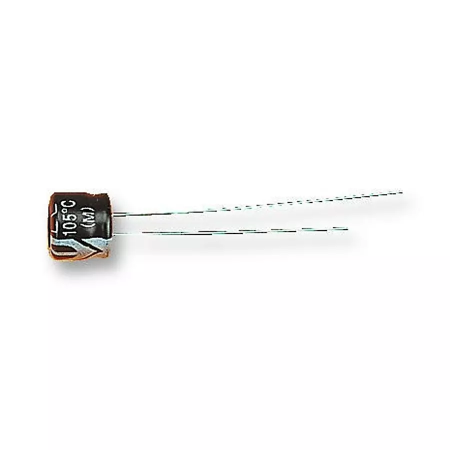 MULTICOMP PRO Leaded Aluminium Electrolytic Capacitors CAP, 1µF, 50V, 20%, MCUMHR50V105M4X5 (Pack of 20)