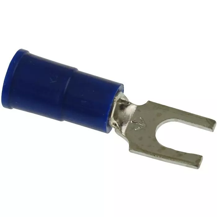 3M TERMINAL, BLOCK FORK, STUD 6, CRIMP, BLUE, BFV14-6Q (Pack of 25 Pcs)