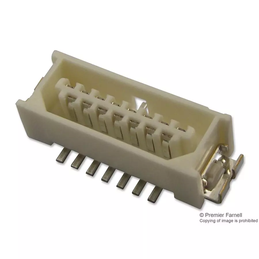 HIROSE(HRS) CONNECTOR, STACKING, HEADER, 9POS, 2ROW, DF9-9P-1V(61) (Pack of 1000 Pcs)