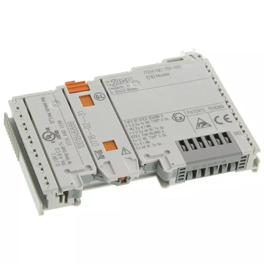 Wago END MODULE, 750-600