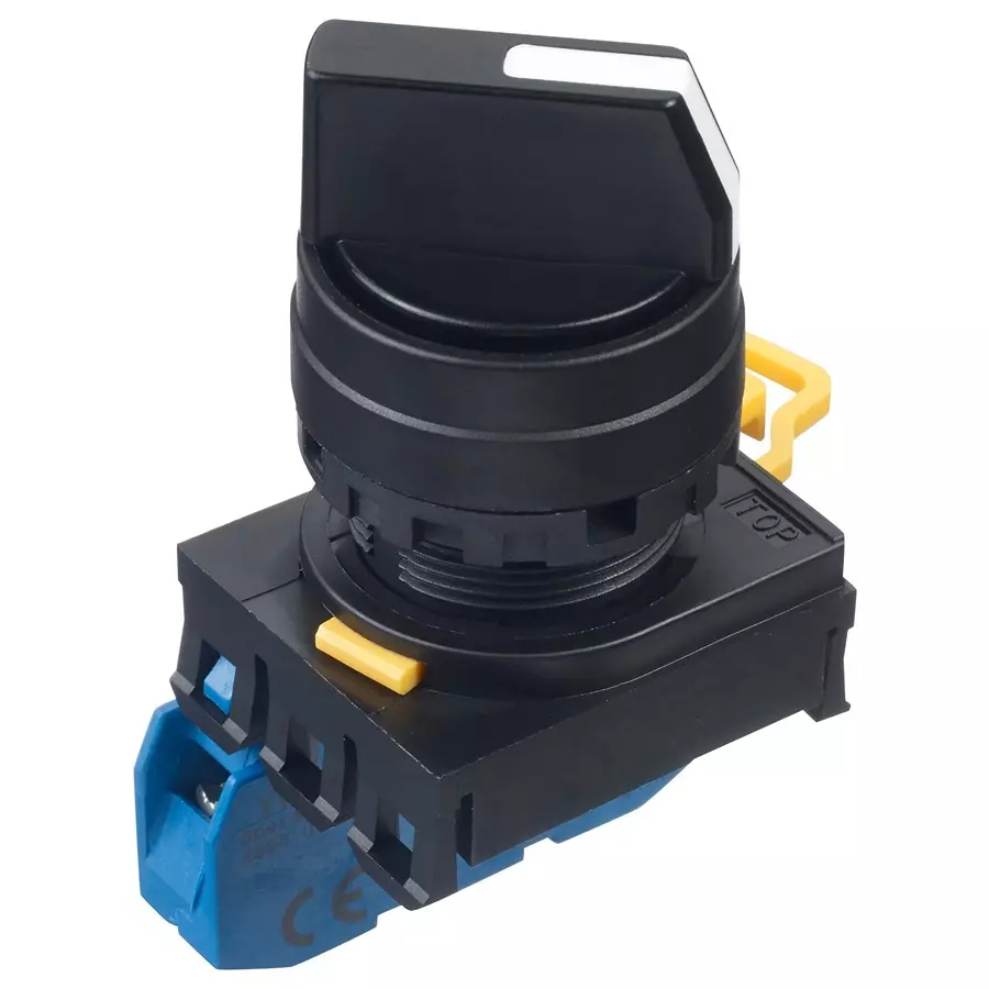 IDEC ROTARY SWITCH, 2 POS, 10A, 120VAC, YW1S-2E10