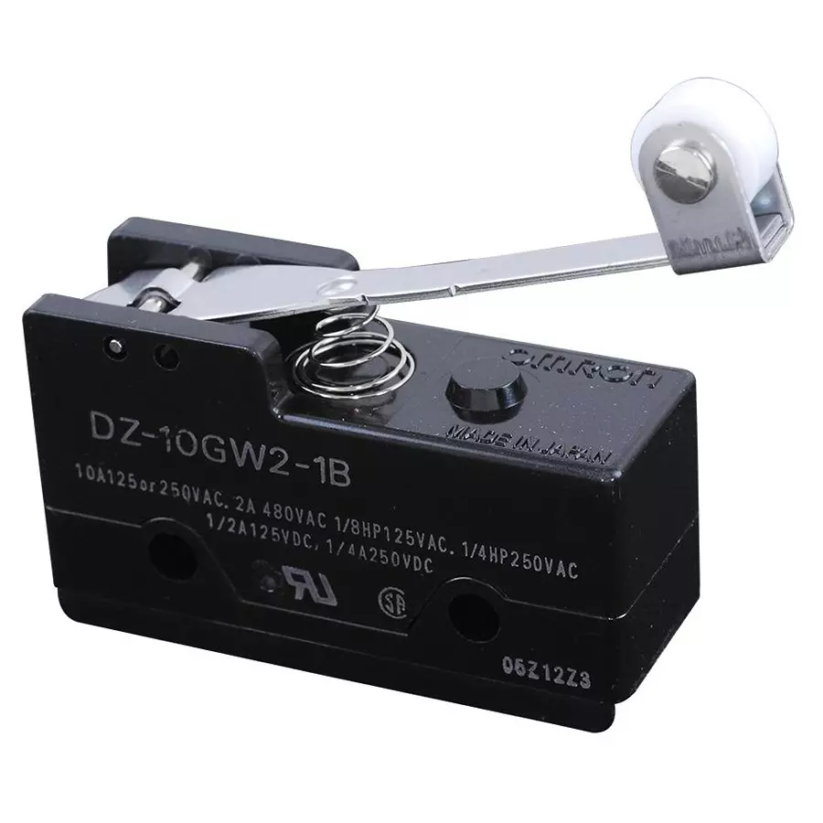 OMRON INDUSTRIAL AUTOMATION MICROSWITCH, HINGE, DPDT, 250V, 10A, DZ-10GW2-1B