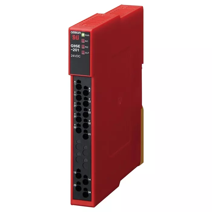 OMRON INDUSTRIAL AUTOMATION SAFETY RELAY, DPST-NO, 24VDC, 5A, SCREW, G9SE201