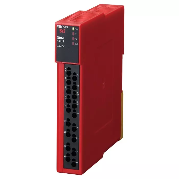 OMRON INDUSTRIAL AUTOMATION SAFETY RELAY, 4PST-NO, 24VDC, 5A, SCREW, G9SE401