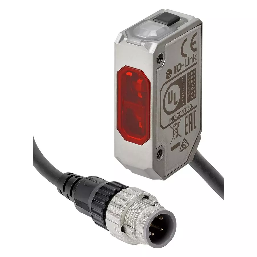 OMRON INDUSTRIAL AUTOMATION PHOTO SENSOR, BACKGROUND SUPPRESS, 80MM, E3AS-L80MD-M1TJ  0.3M