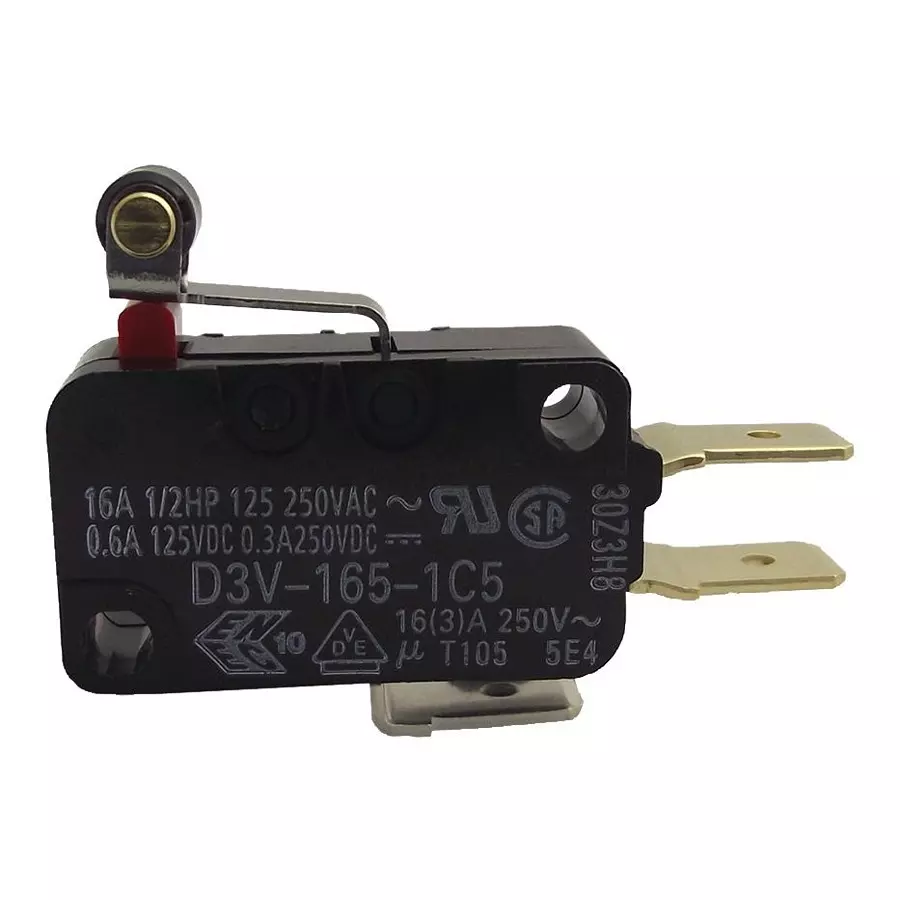 OMRON ELECTRONIC COMPONENTS MICROSWITCH, SPDT, 16A, 250VAC, 200GF, D3V-16G5-1C25-K