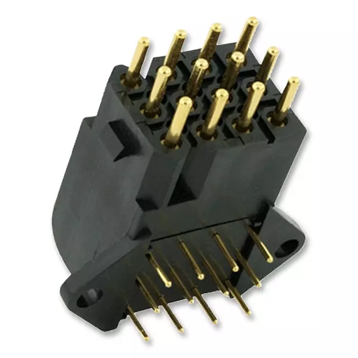 SOURIAU-SUNBANK / EATON CONNECTOR, RECTANGULAR, PLUG, 12POS, PCB, SMS12GE6