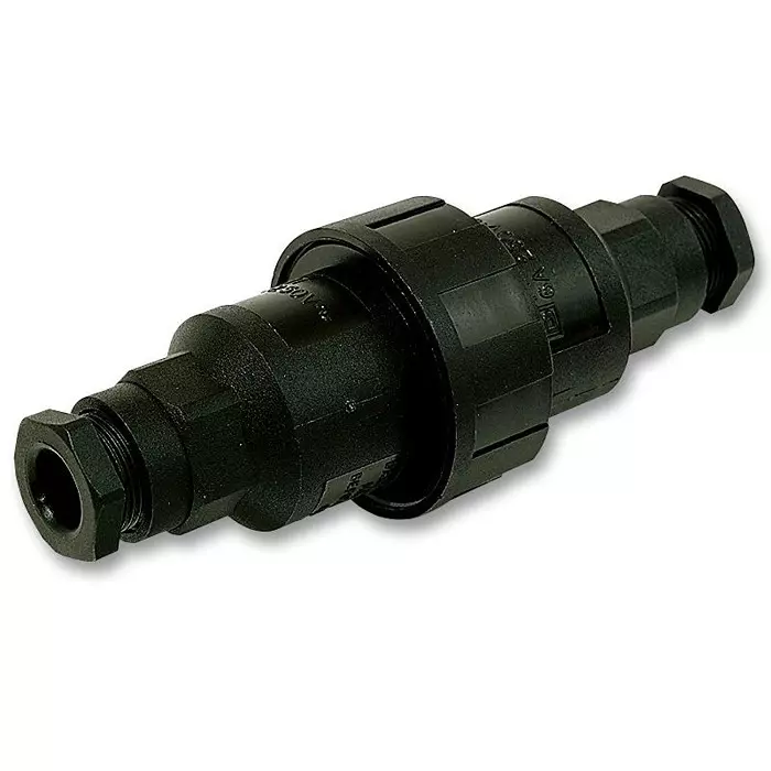 BULGIN LIMITED CONNECTOR, IN-LINE, BLACK, PX0777