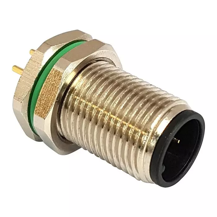 BULGIN LIMITED SENSOR CONN, M12, RCPT, 5POS, PANEL, PXMBNI12RPM05APCM12