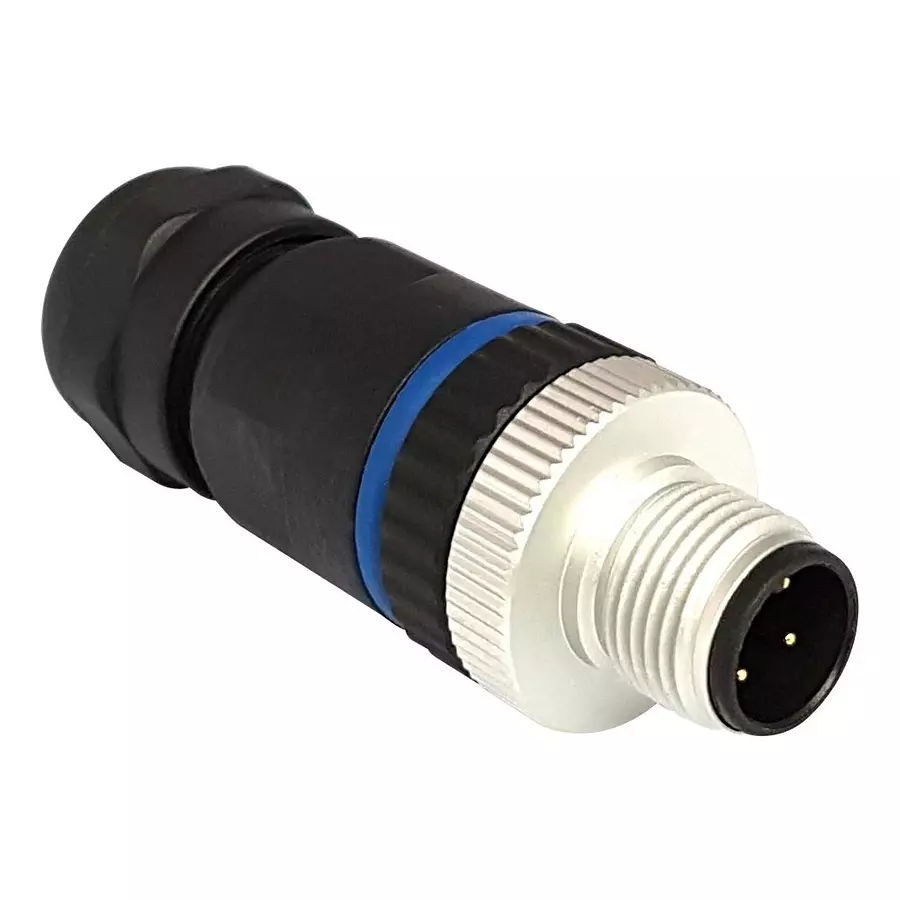 BULGIN LIMITED SENSOR CONN, M12, PLUG, 8POS, CABLE, PXPPAM12FIM08ASTPG9