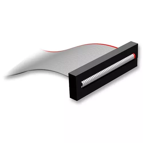 SAMTEC IDC CONN, RCPT, 50 POS, 1.27 MM, CABLE, FFSD-25-01-N