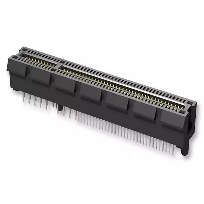 SAMTEC CARD EDGE CONN, DUAL SIDE, 164POS, TH, PCIE-164-02-F-D-TH