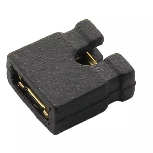 SAMTEC SHUNT, 2POS, 2MM, BLACK, 2SN-BK-G (Pack of 10 Pcs)