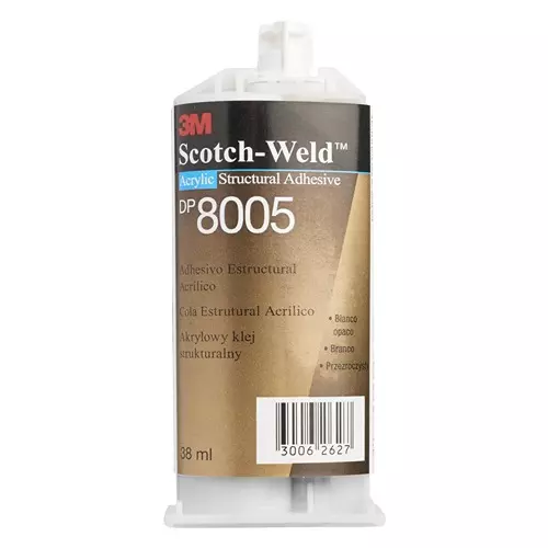 3M ADHESIVE, ACRYLIC-2, 45ML, OFF WHT/BLK, DP8005