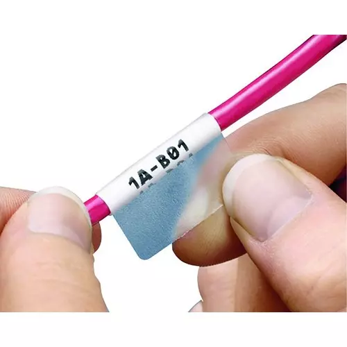 PANDUIT Adhesive Wire Markers SELF-LAMINATING CABLE ID LABEL CASSETTE, S050X125VAC.