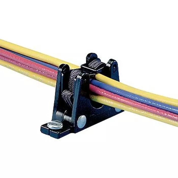 PANDUIT Wiring Harness Accessories ELASTIC RETAINER, PA 66, BLACK, M3 SCREW, ER.5-E4-X