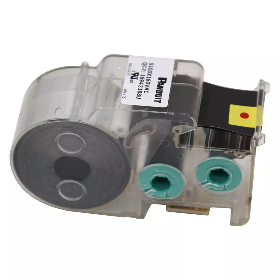 PANDUIT Adhesive Wire Markers WIRE MARKER, VINYL, 25.4MM X 40.6MM, WHT, S100X160VAC (Pack of 175)