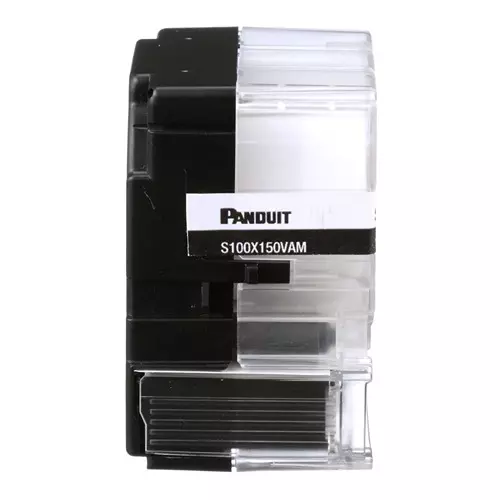 PANDUIT Adhesive Wire Markers LABEL CASSETTE, VINYL, 25.4MM X 38.1MM, S100X150VAM