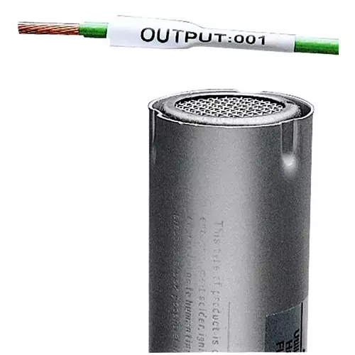 PANDUIT Heat Shrink Wire Markers WIRE MARKER, PO, 16.3MMX25.4MM, WHT, H100X064H1T