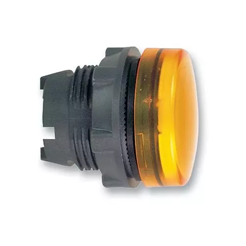 SCHNEIDER ELECTRIC Indicator Lenses PILOT LIGHT HEAD, LED, YELLOW, ZB5AV053