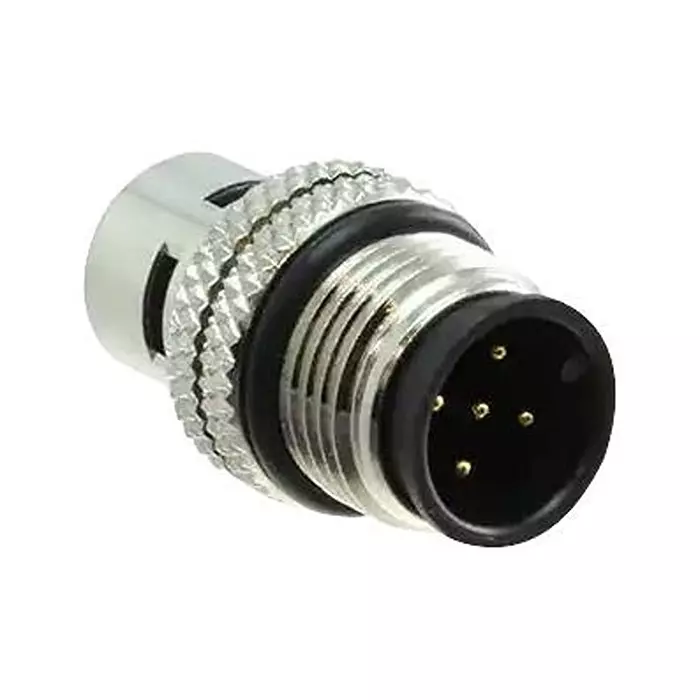 NORCOMP Sensor Connector, M12 Plug, 5Pos, Cable, 858-005-103RSS4
